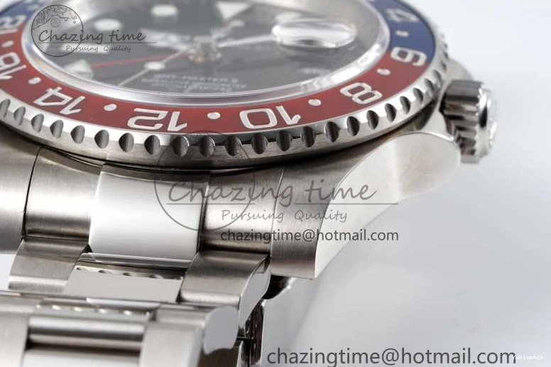 Blue Black CHS Best 1:1 Dial Ceramic Steel BLRO GMT-Master Red II Edition 904L APSF VR3186 116719 0810